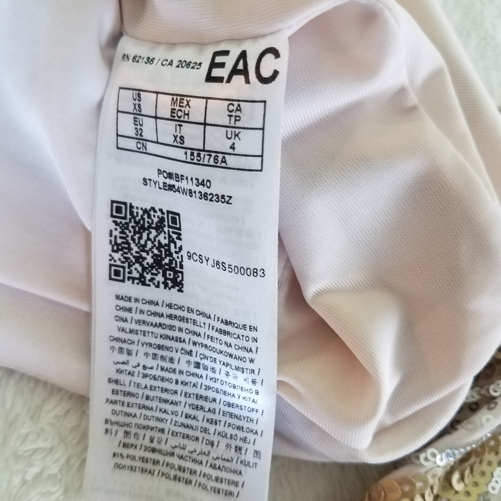 Marciano Gold dress - Size XS - Picture 3 of 5